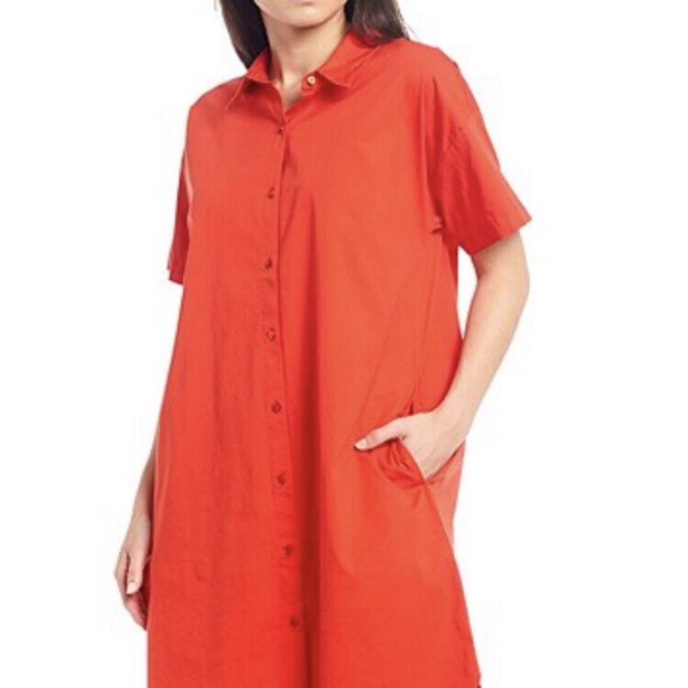 Eileen Fisher - Organic Cotton Shirt Dress